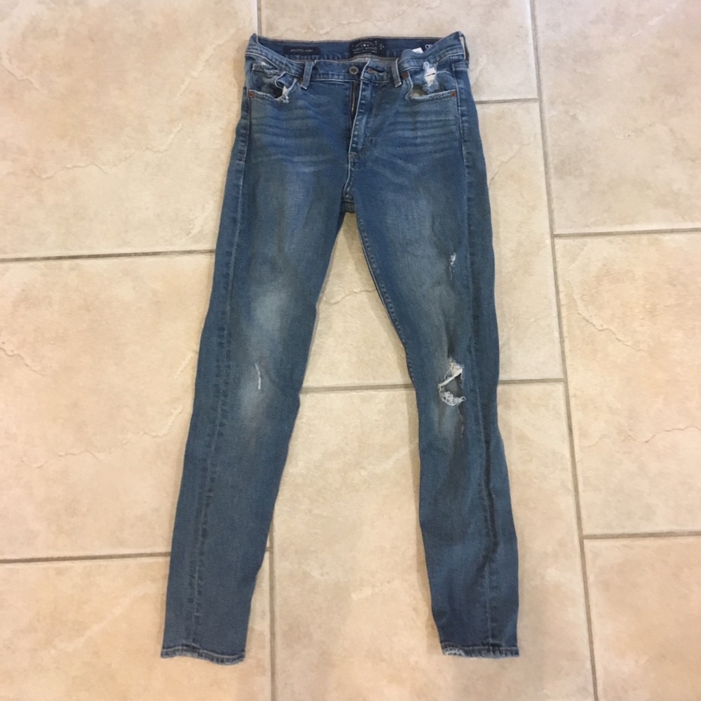 High rise lucky brand Bridgette skinny jeans